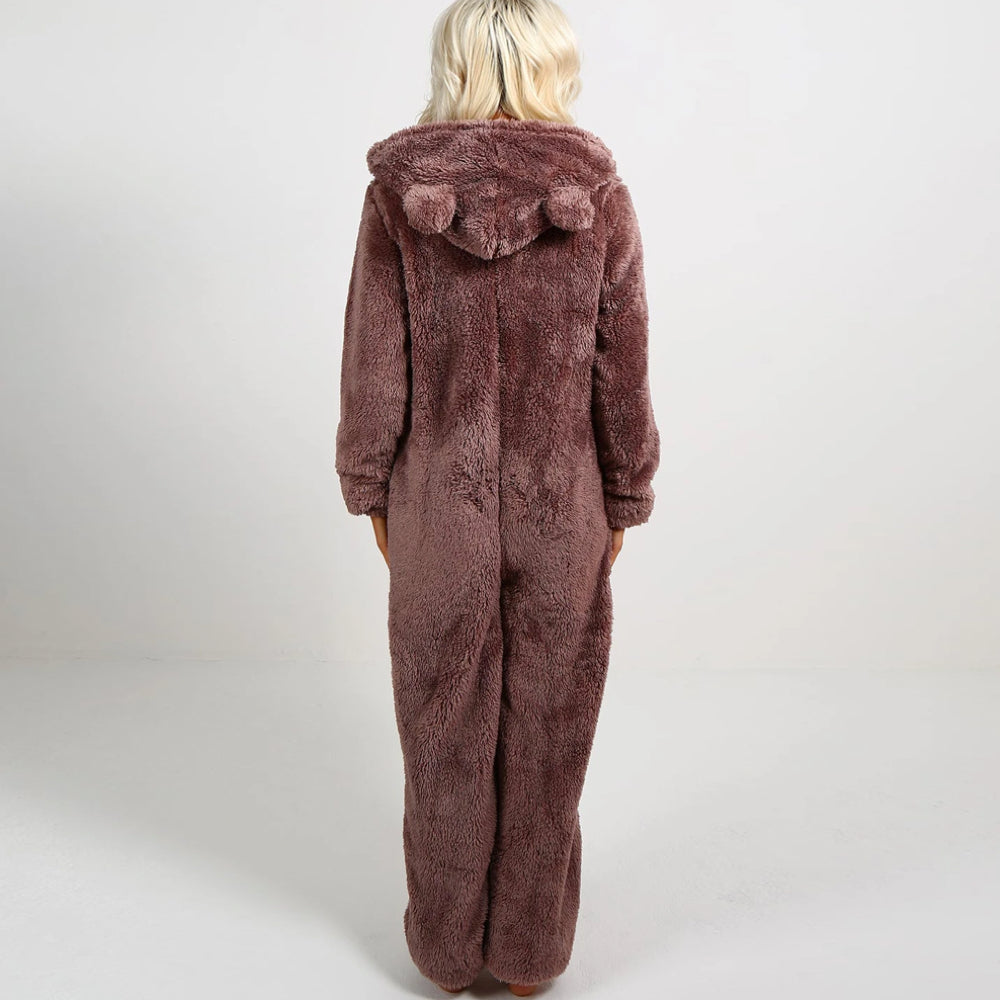 Super Soft Onesie with Bear Ears - BearHug
