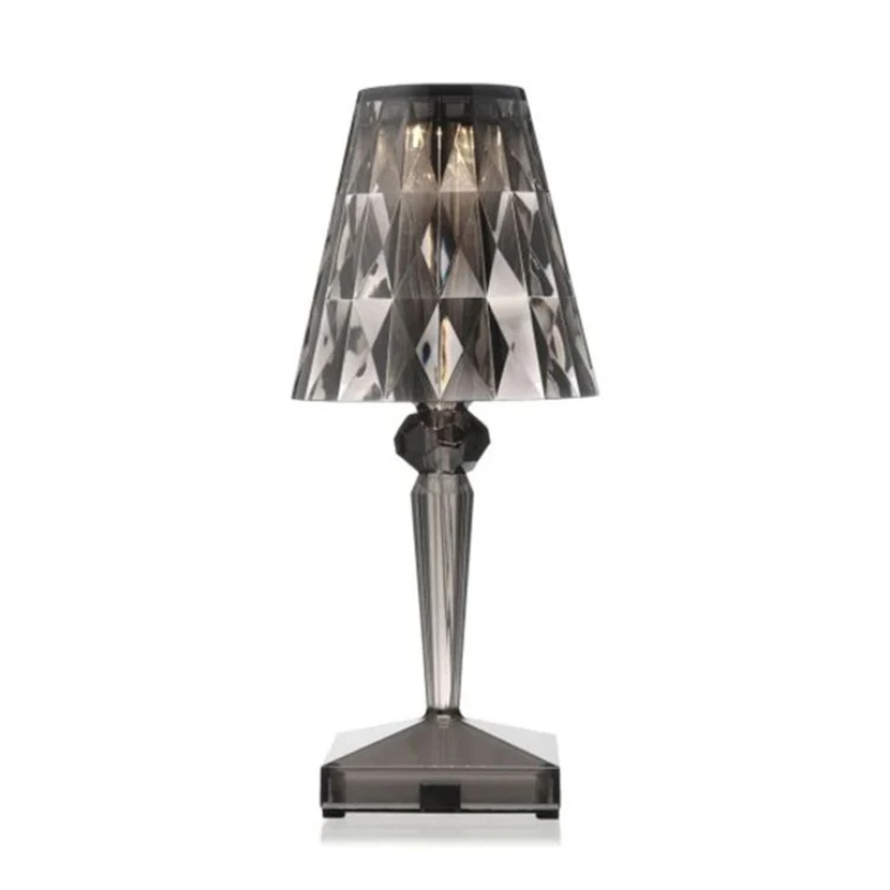 Table Lamp with Crystal Design