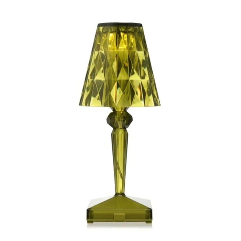 Table Lamp with Crystal Design