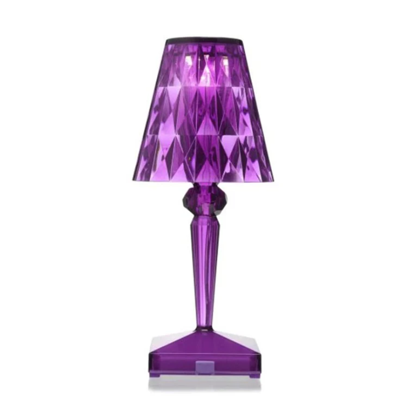 Table Lamp with Crystal Design