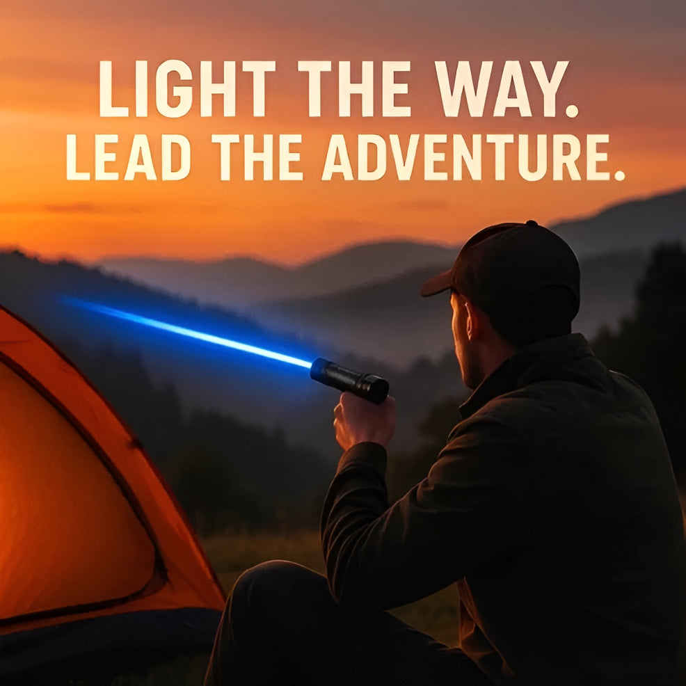 Tactical Laser Flashlight - Essential Outdoor Survival Tool