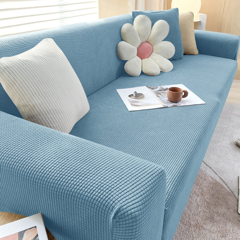 Textured Stretch Non-Slip Sofa Cover