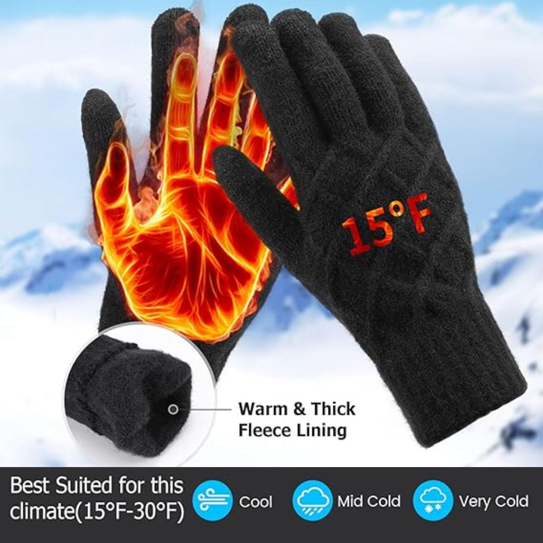 Thermal Touchscreen Winter Gloves