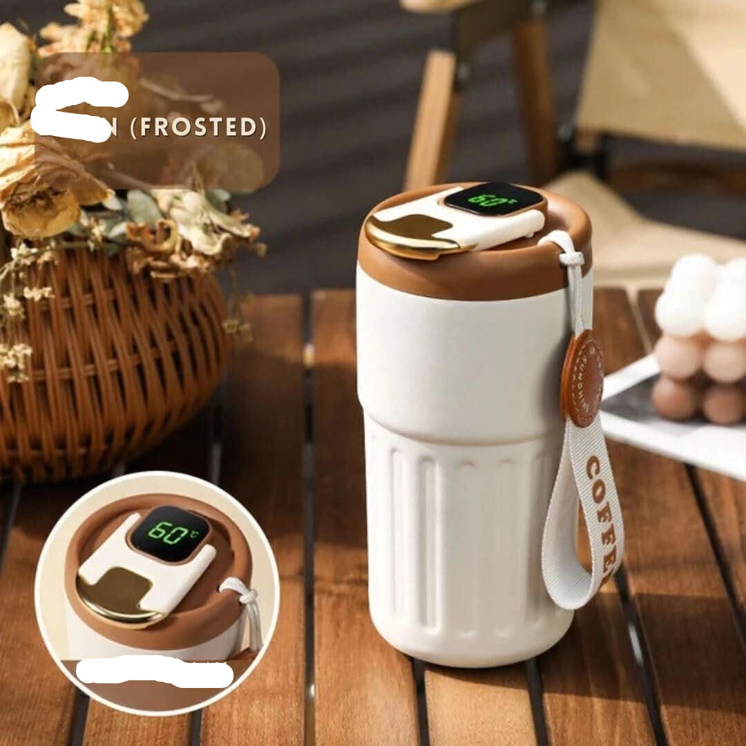 Thermal Travel Mug with Precision Temperature Display