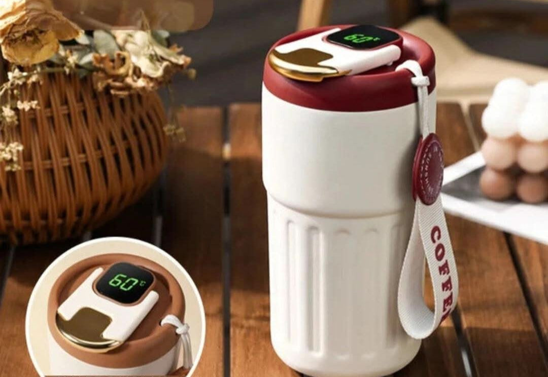 Thermal Travel Mug with Precision Temperature Display