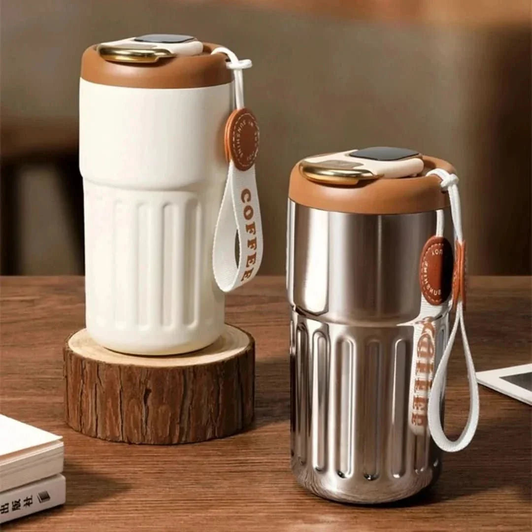 Thermal Travel Mug with Precision Temperature Display