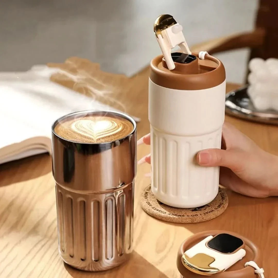 Thermal Travel Mug with Precision Temperature Display