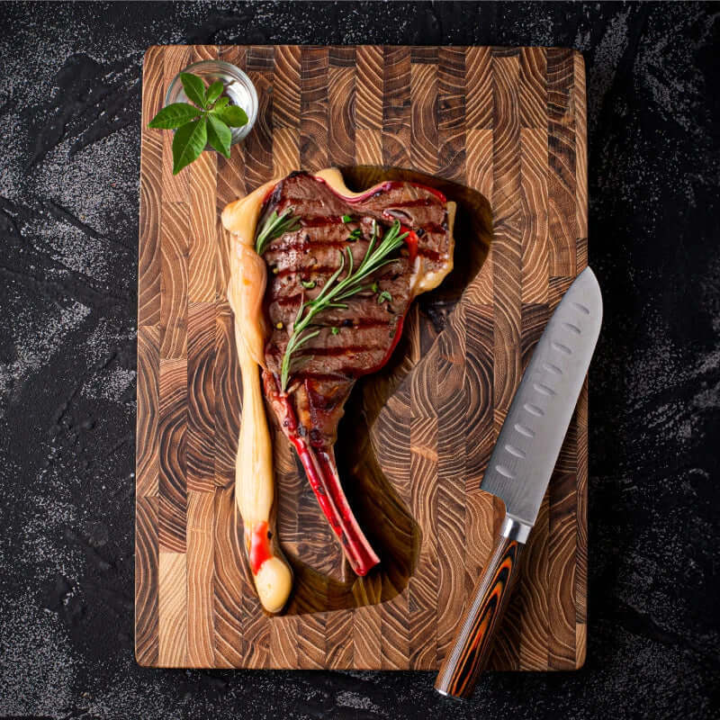 Thick Teak Cutting Board - Luxury & Robust