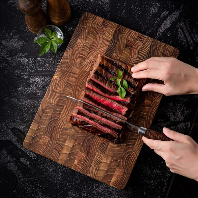 Thick Teak Cutting Board - Luxury & Robust