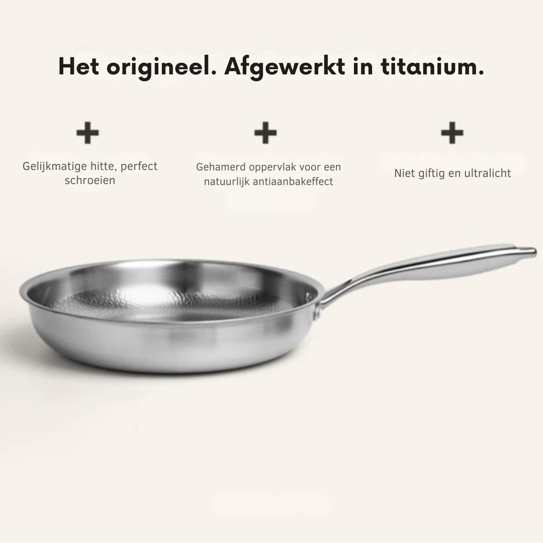 Three-Piece Titanium Induction Cookware Set for Everyday Cooking