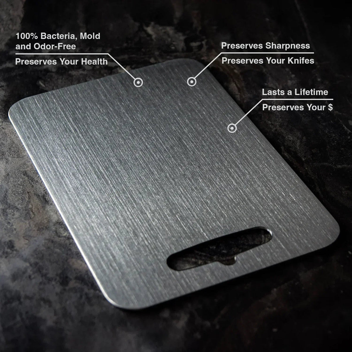 Titanium Cutting Board for Safe Cooking