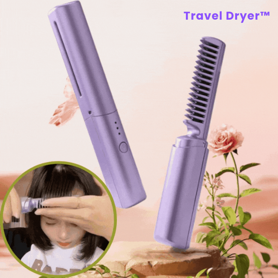 Travel Hair Styler for Quick and Easy On-the-Go Styling in Minutes