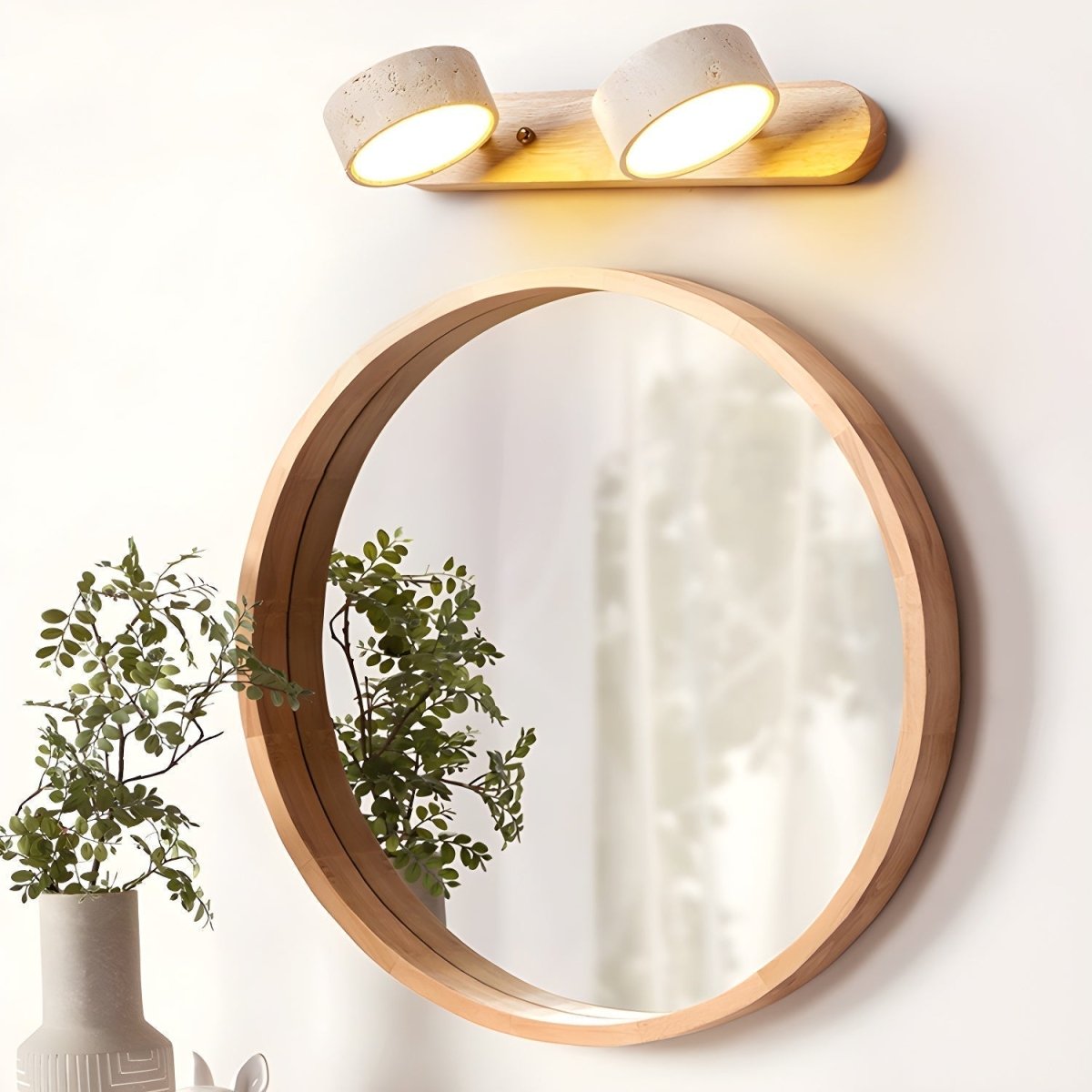 Travertine LED Wall Light for Architectural Luxury