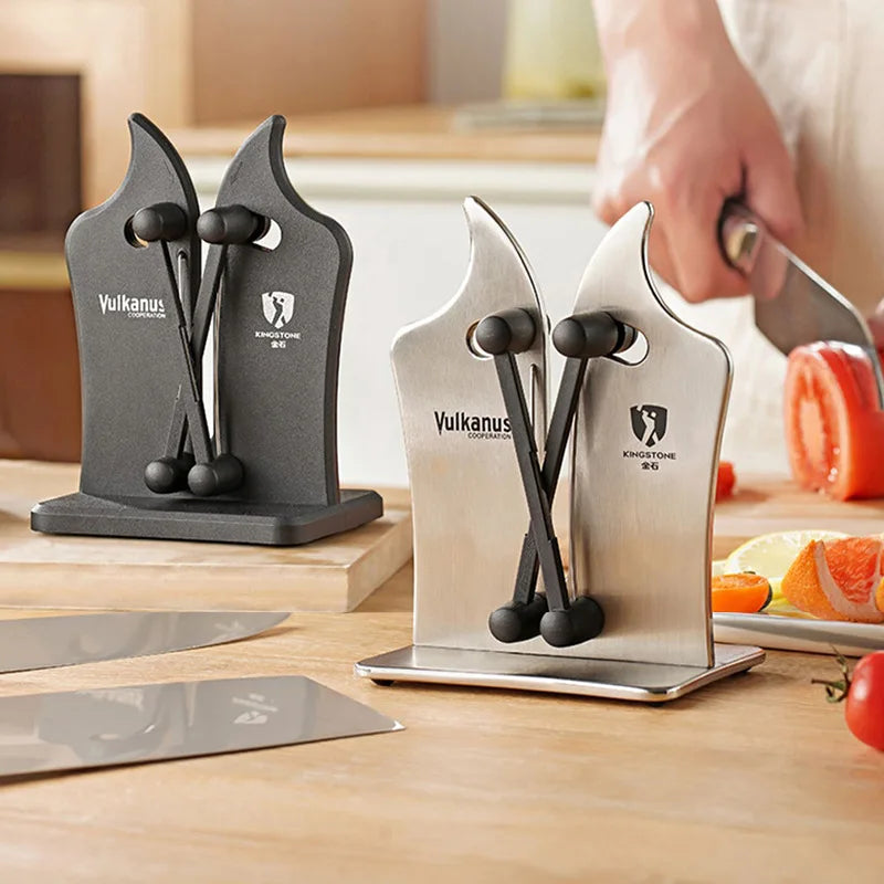 Triple-Action Knife Sharpener