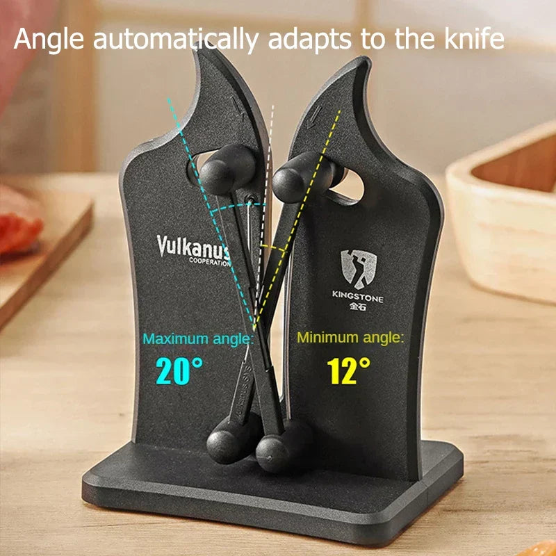 Triple-Action Knife Sharpener