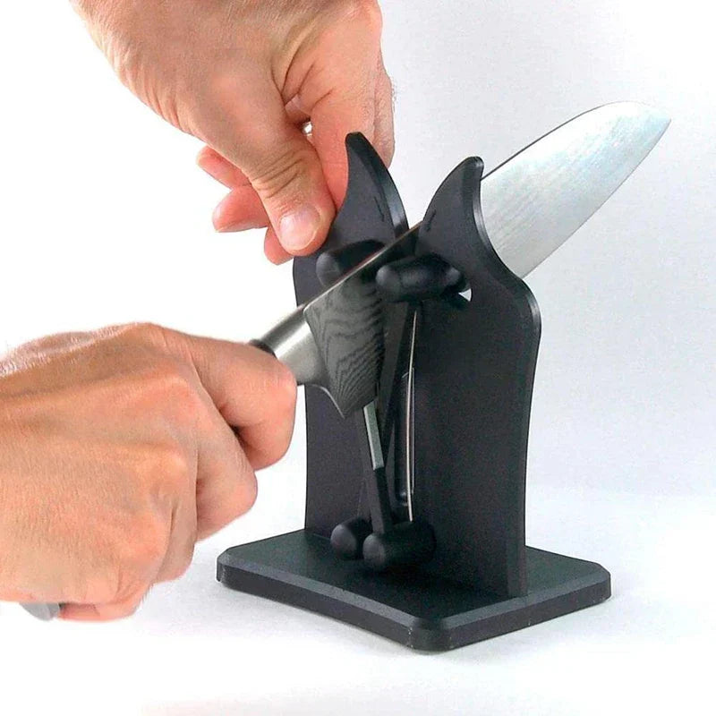 Triple-Action Knife Sharpener