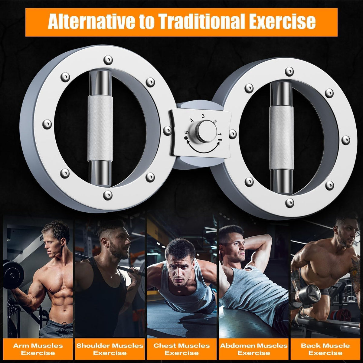 Twister Arm Exerciser with Adjustable 12LB Resistance and 360° Rotation