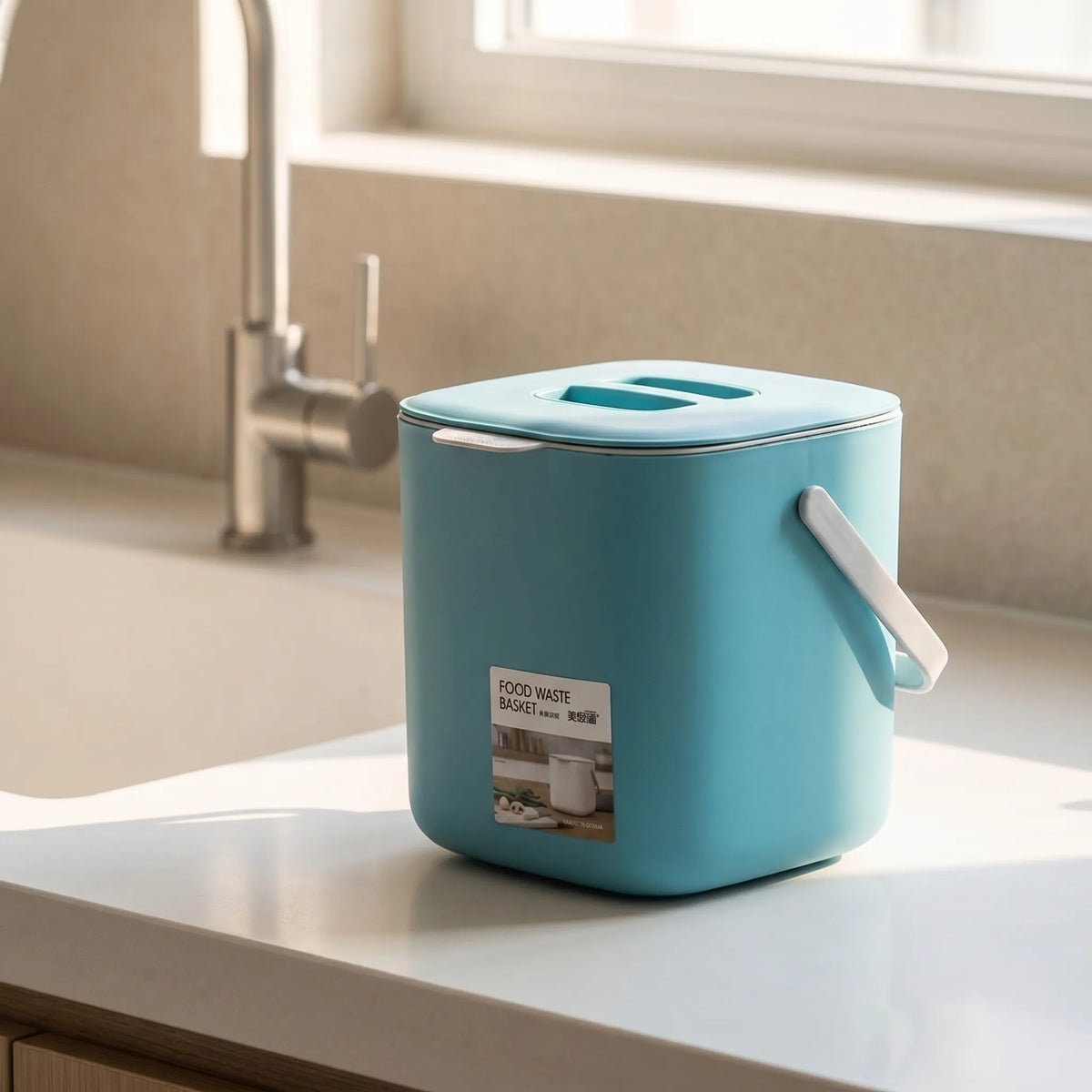 Two-Tier Countertop Waste Caddy