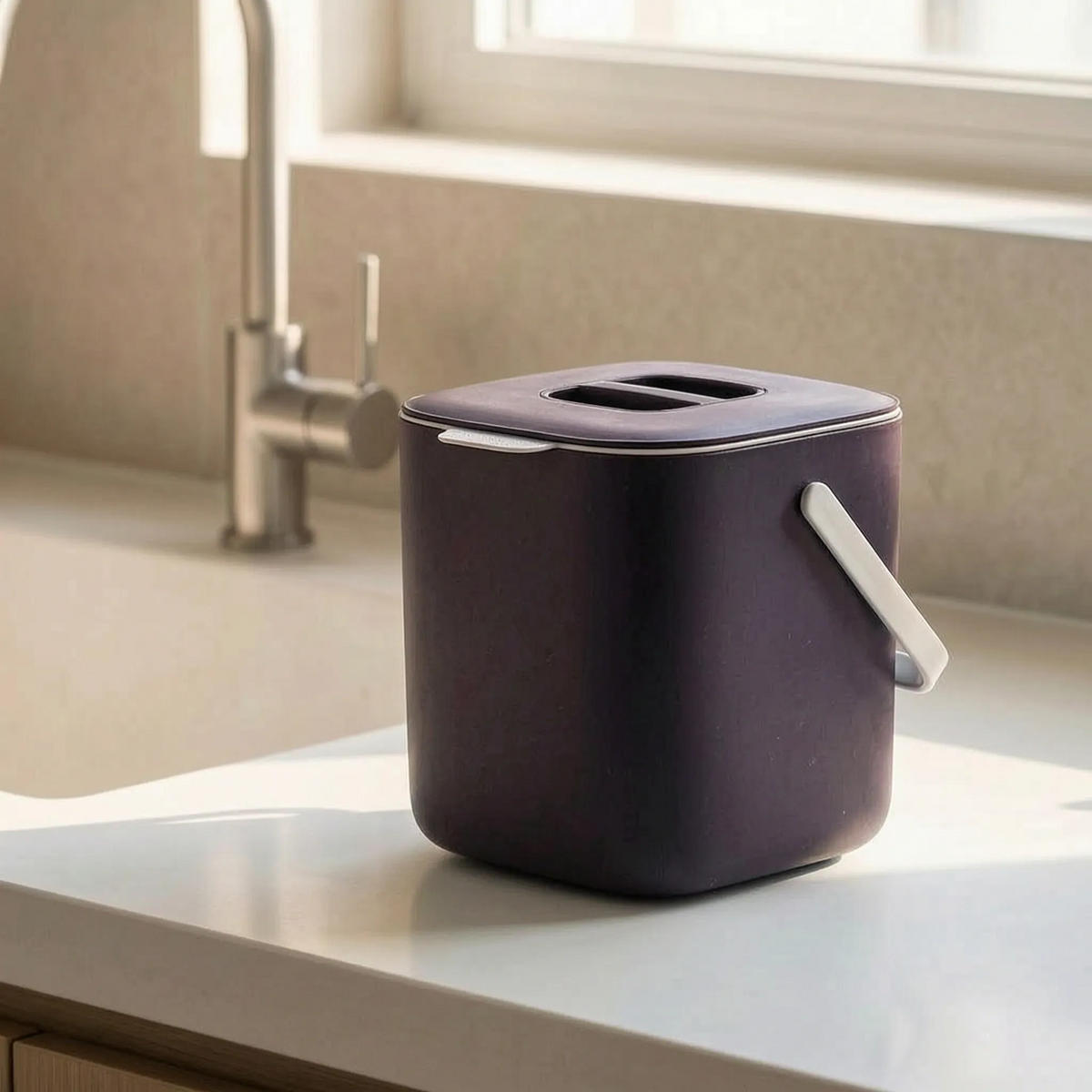 Two-Tier Countertop Waste Caddy