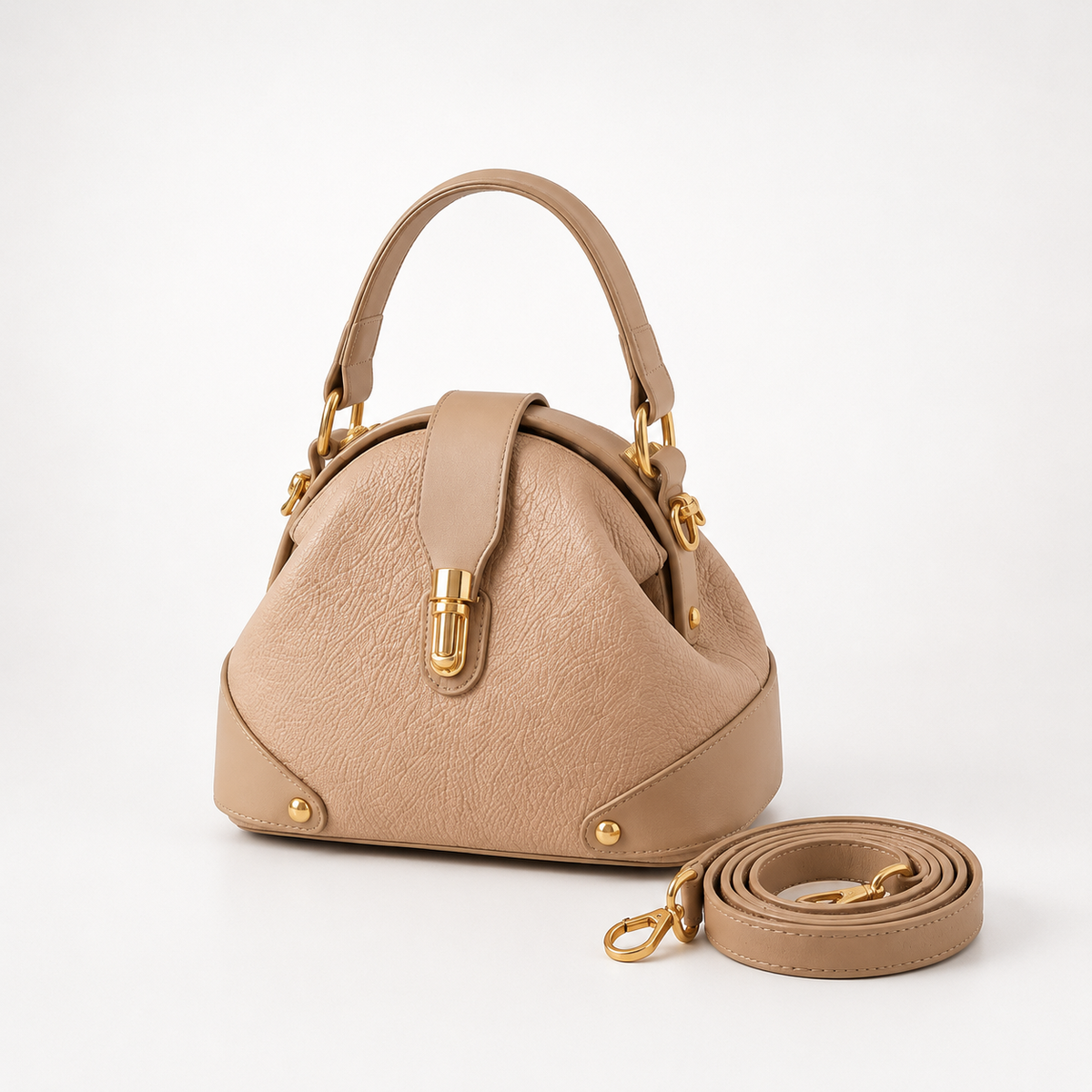 Two-Tone Day-to-Night Handbag
