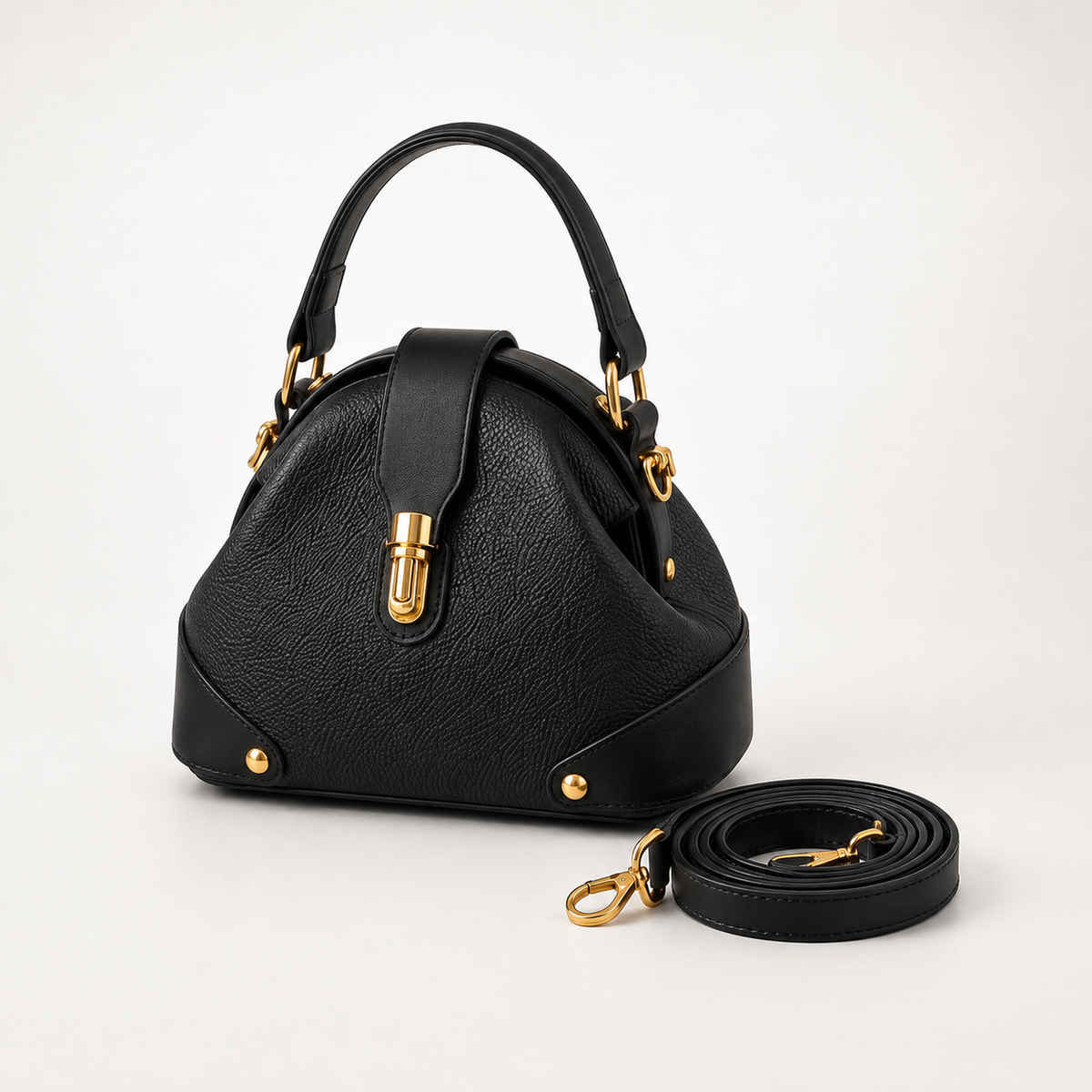 Two-Tone Day-to-Night Handbag