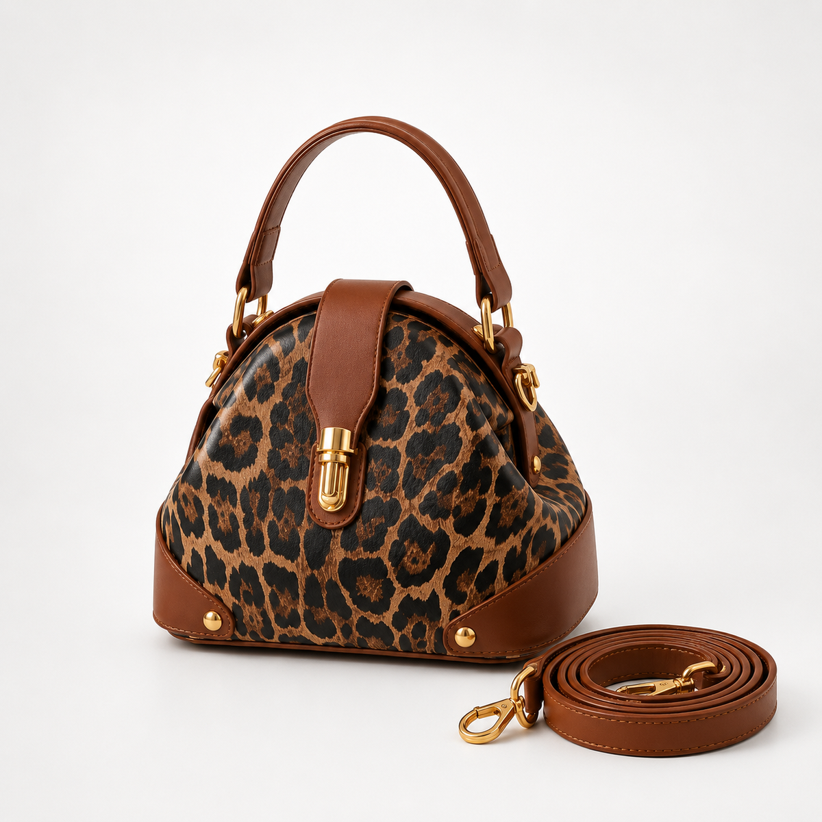 Two-Tone Day-to-Night Handbag