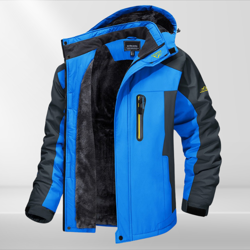Two-Tone Hooded Outdoor Jacket - Casey