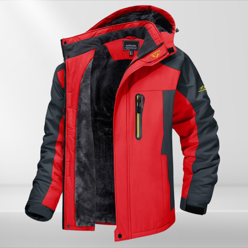 Two-Tone Hooded Outdoor Jacket - Casey