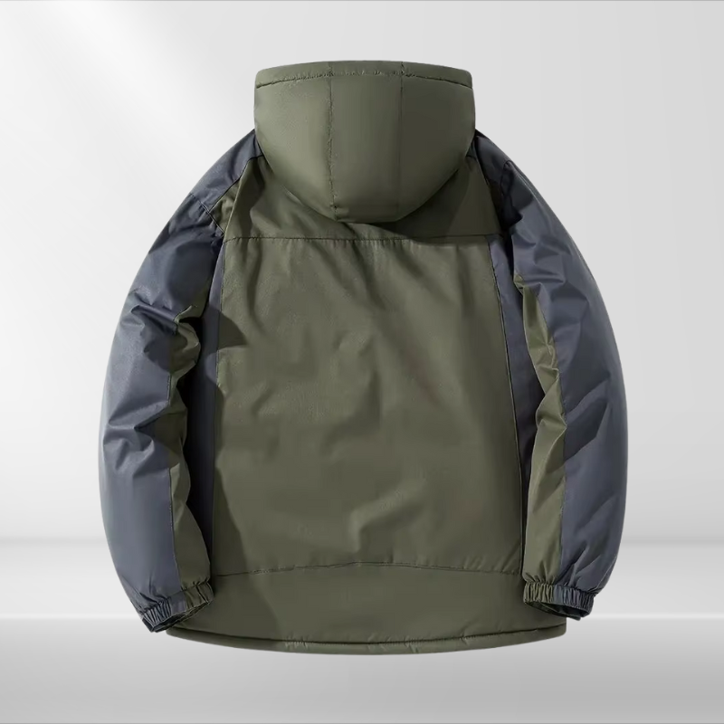 Two-Tone Hooded Outdoor Jacket - Casey