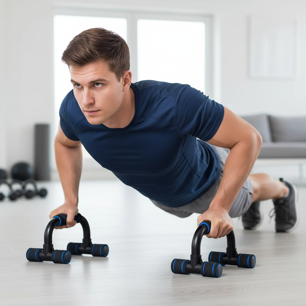 U-Shaped Foam Grip Push-Up Bars