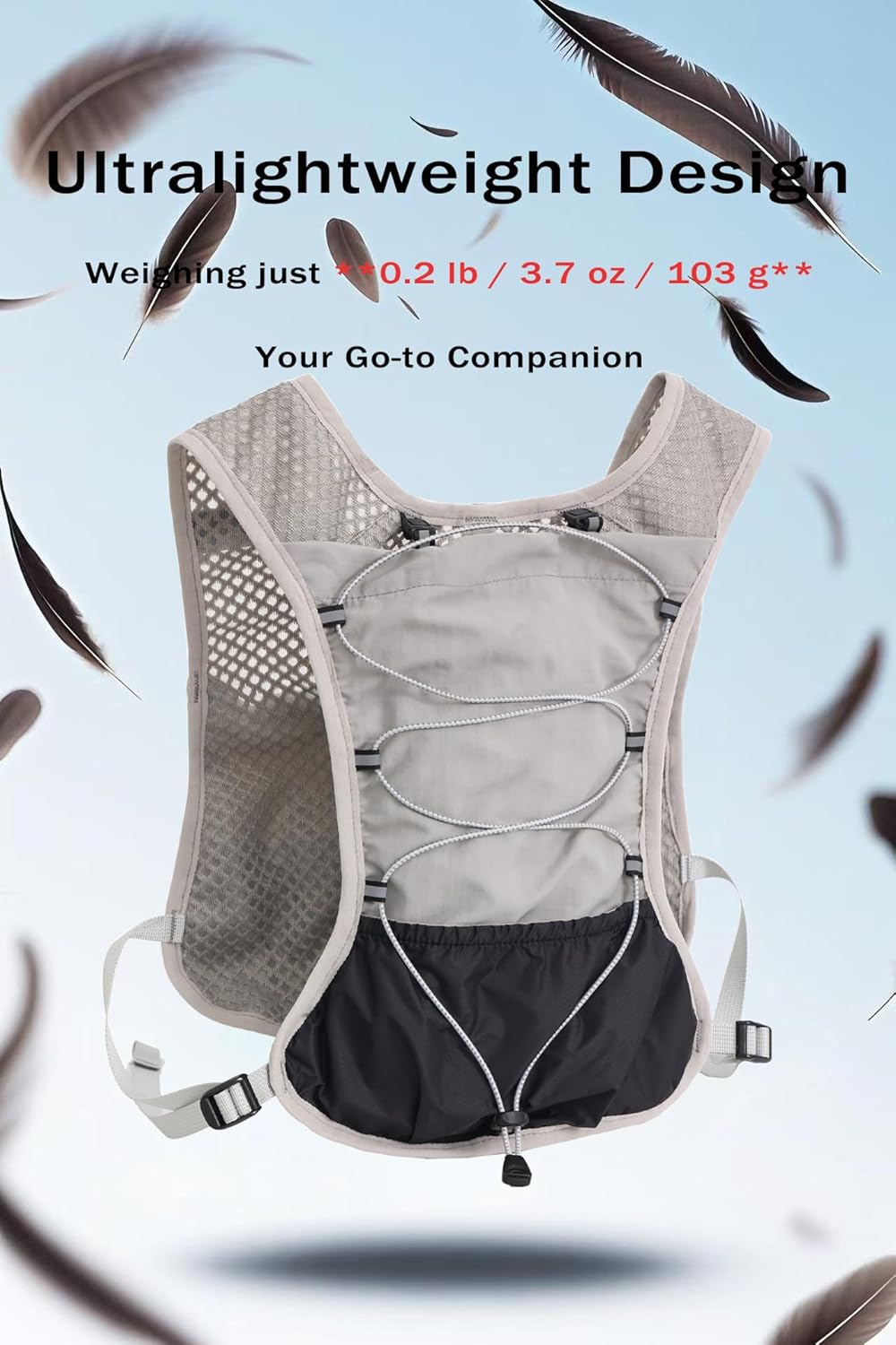 Ultra-Light Hydration Running Vest with 2L Water Bladder