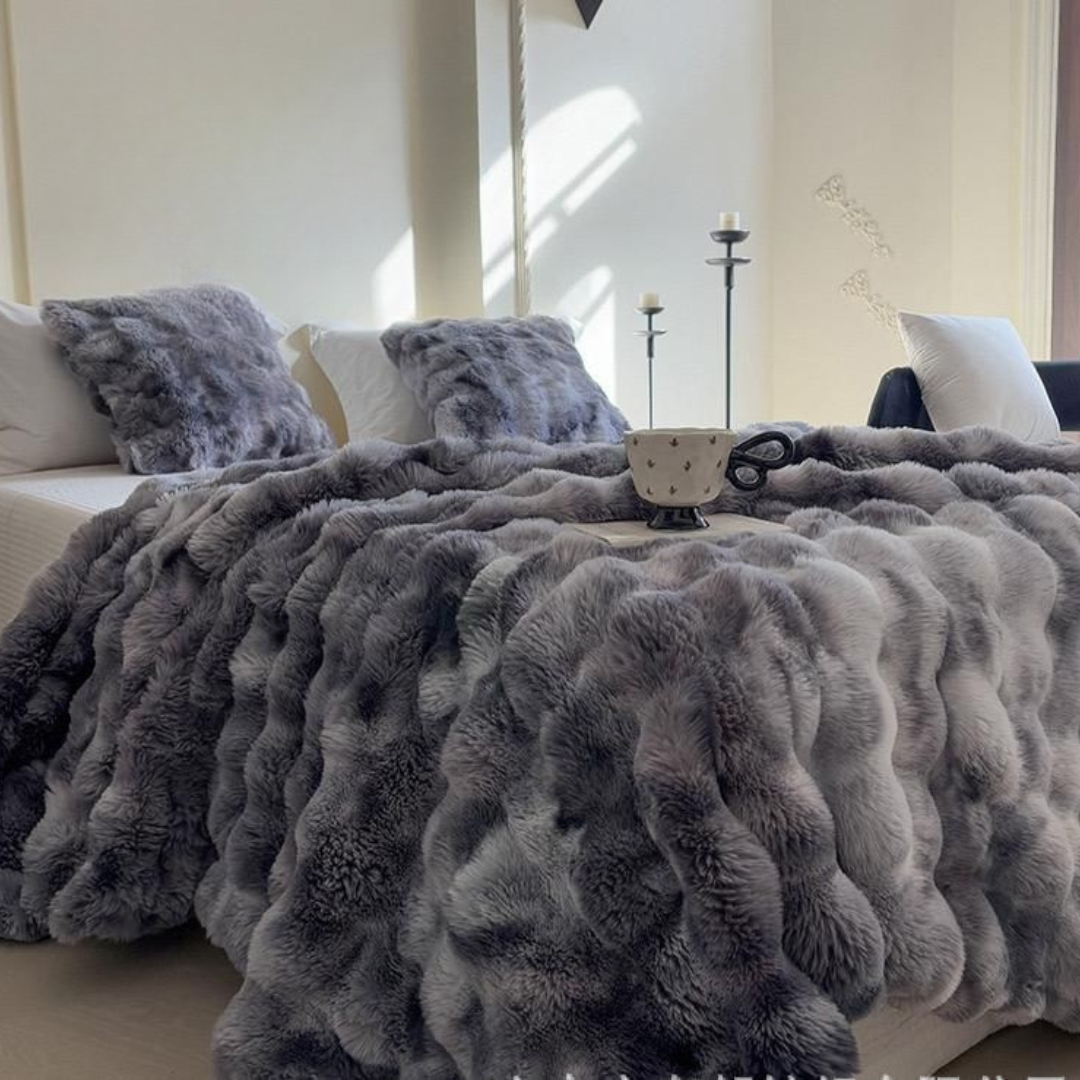 Ultra-Soft Tie-Dye Thermal Blanket – Soft Minky Fabric, Ideal for Sofa and Bed, Machine Washable