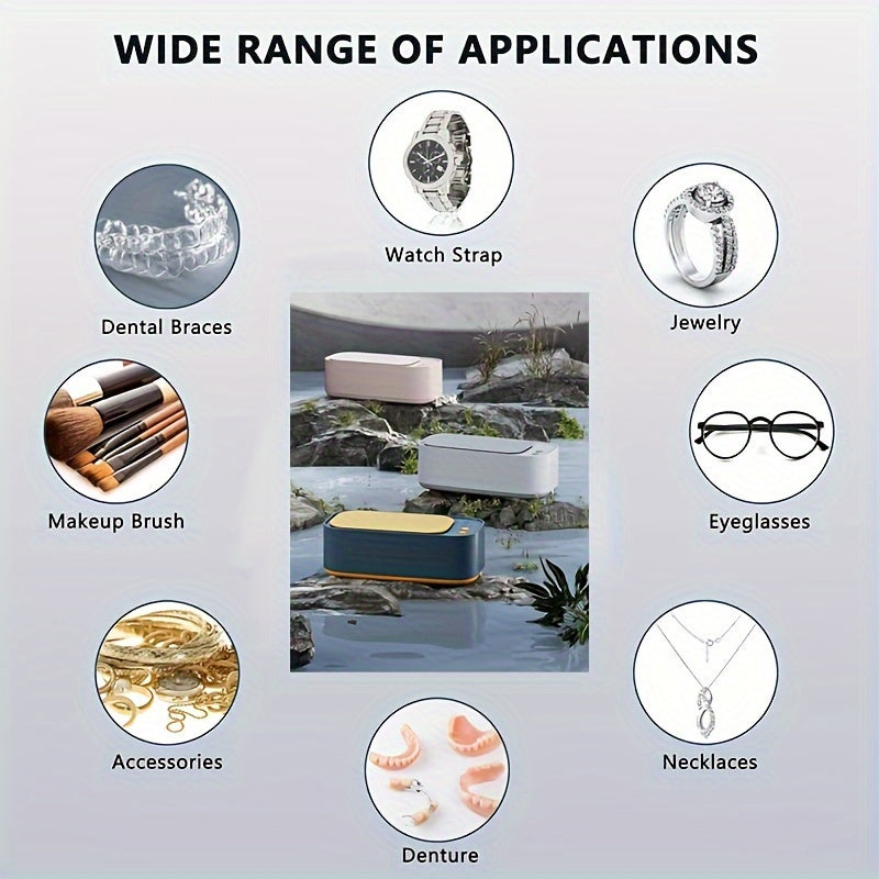 Ultrasonic Jewelry Cleaner for Rings and Watches