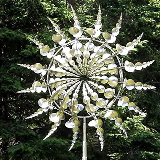 Unique and Magical Metal Windmill | Magical Kinetic Metal Sculpture