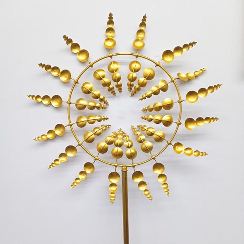 Unique and Magical Metal Windmill | Magical Kinetic Metal Sculpture