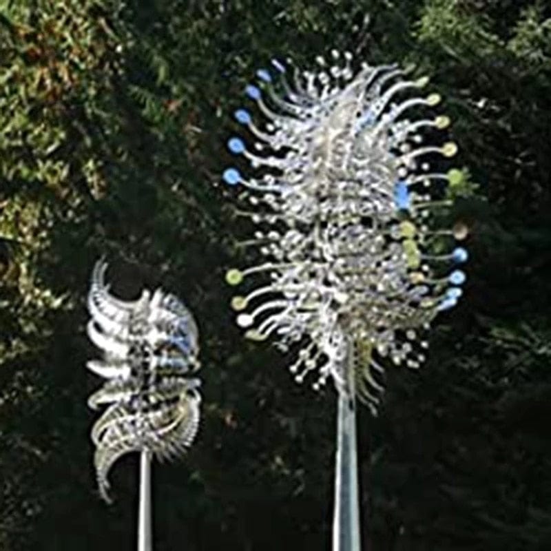 Unique and Magical Metal Windmill | Magical Kinetic Metal Sculpture