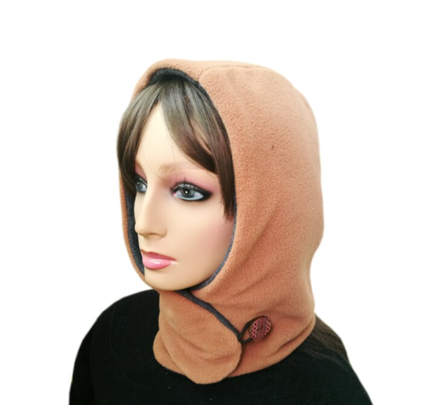 Unisex Adjustable Modern Style Hooded Scarf