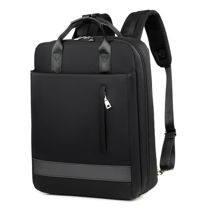 Unisex Anti-Theft Backpack with USB Charging Port and Hidden Zippers