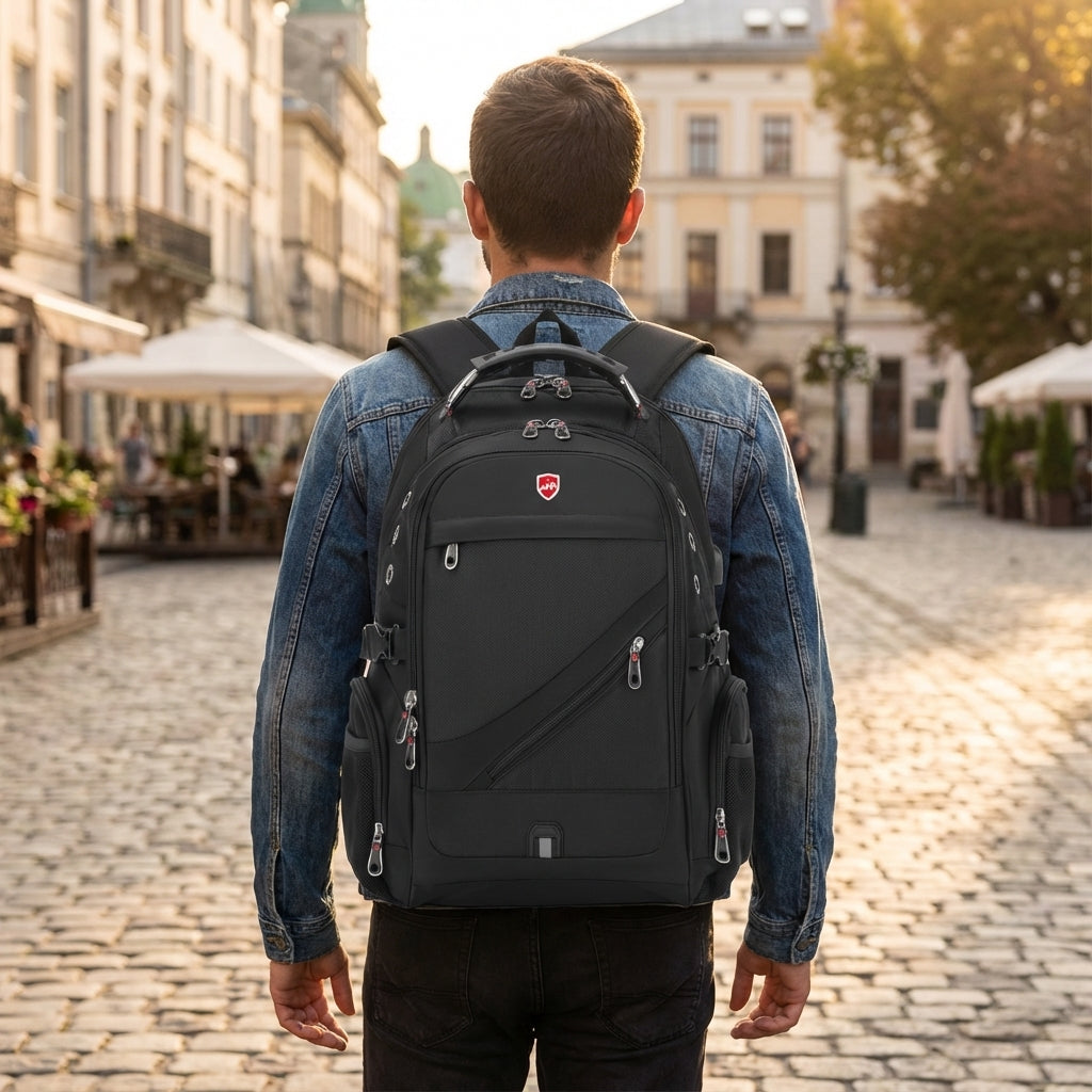 Unisex Anti-Theft Travel Backpack - Secure and Spacious
