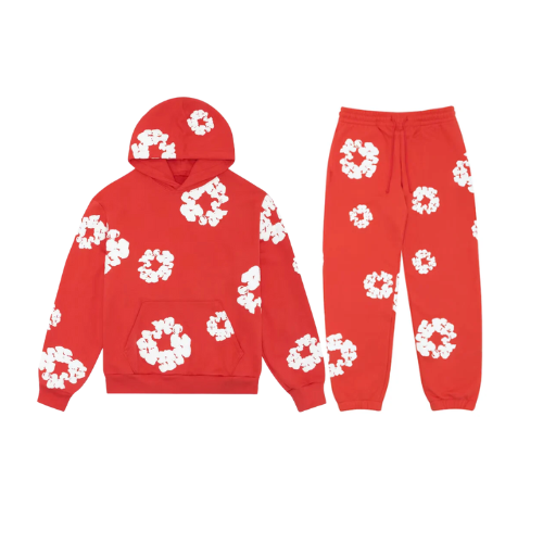 Unisex Autumn Floral Tracksuit with Iconic Prints