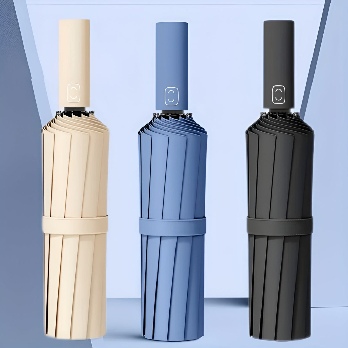 Unisex Compact Umbrella with UV Protection and Weather Resistance