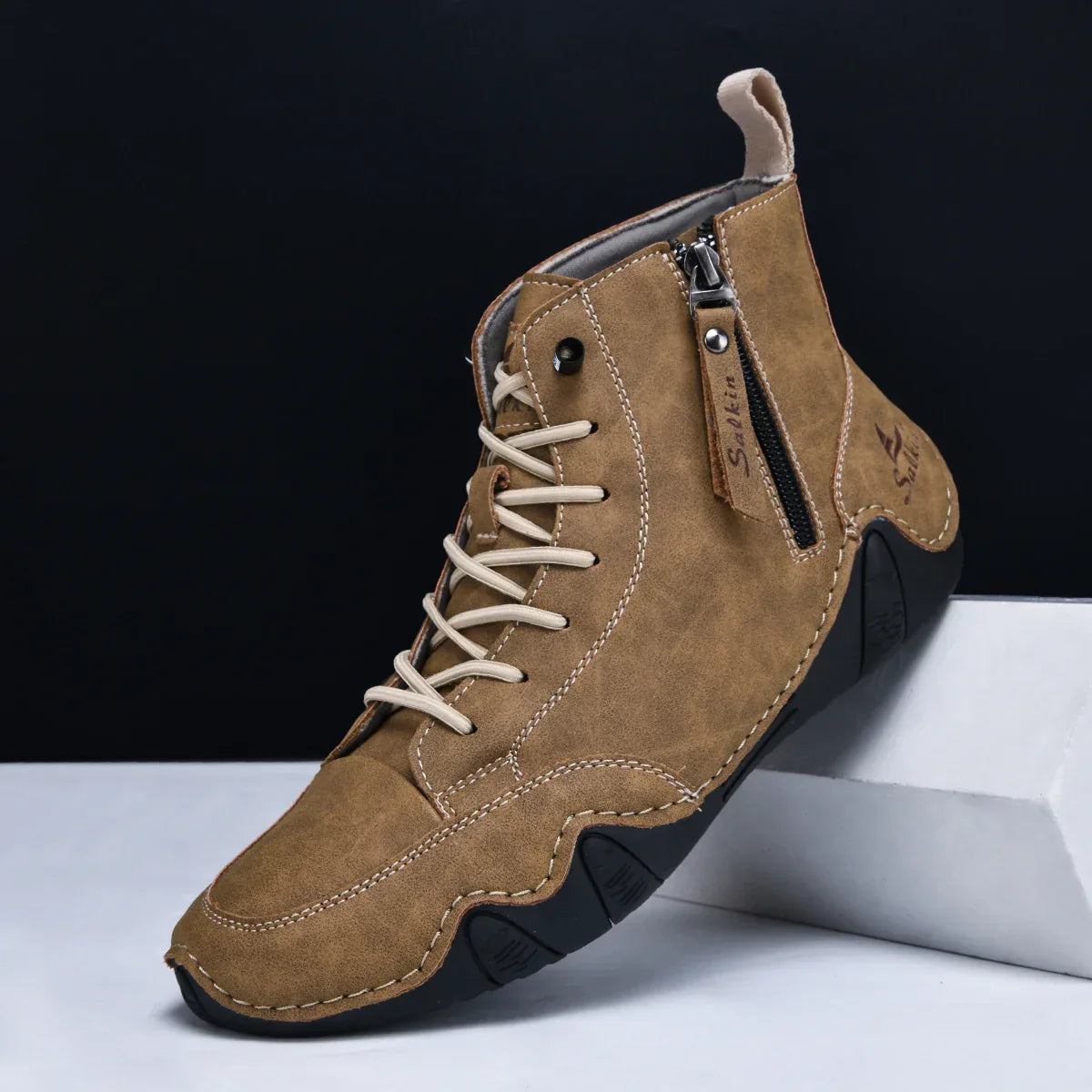 Unisex Cushioned Orthopedic Zip Boots