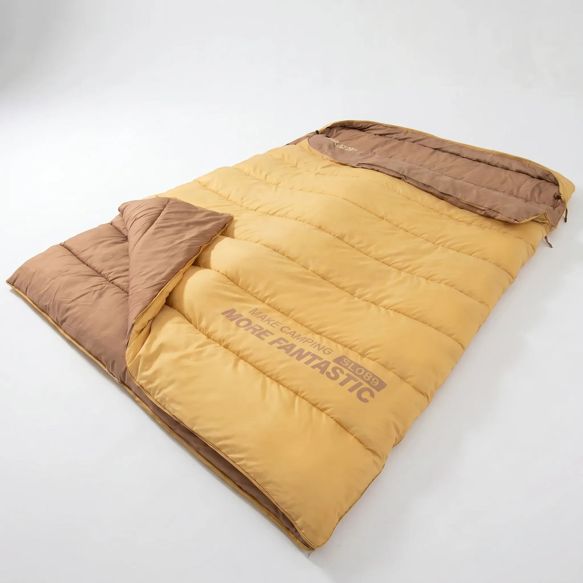 Unisex Double Sleeping Bag for Couples – 4-Season Camping