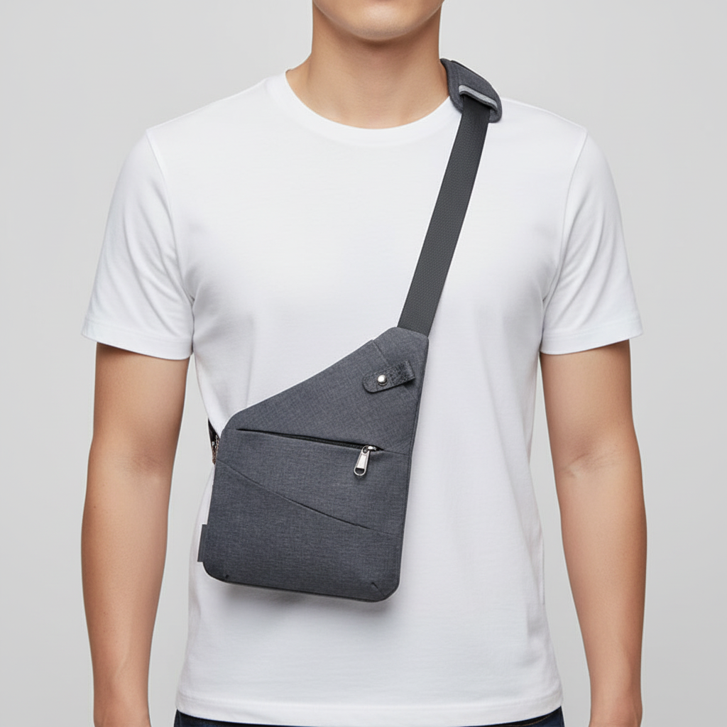 Unisex Ergonomic Shoulder Bag for Secure Travel