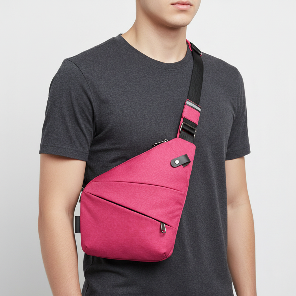 Unisex Ergonomic Shoulder Bag for Secure Travel