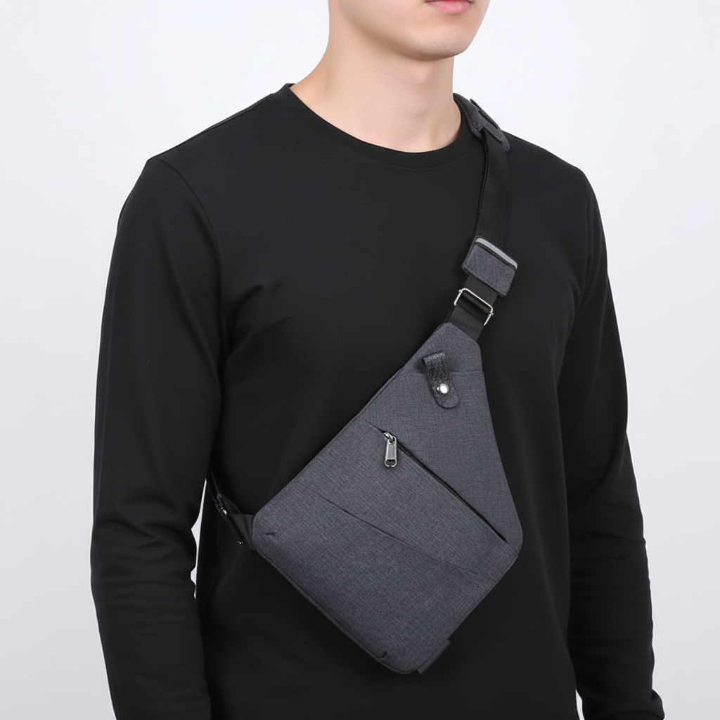 Unisex Ergonomic Shoulder Bag for Secure Travel