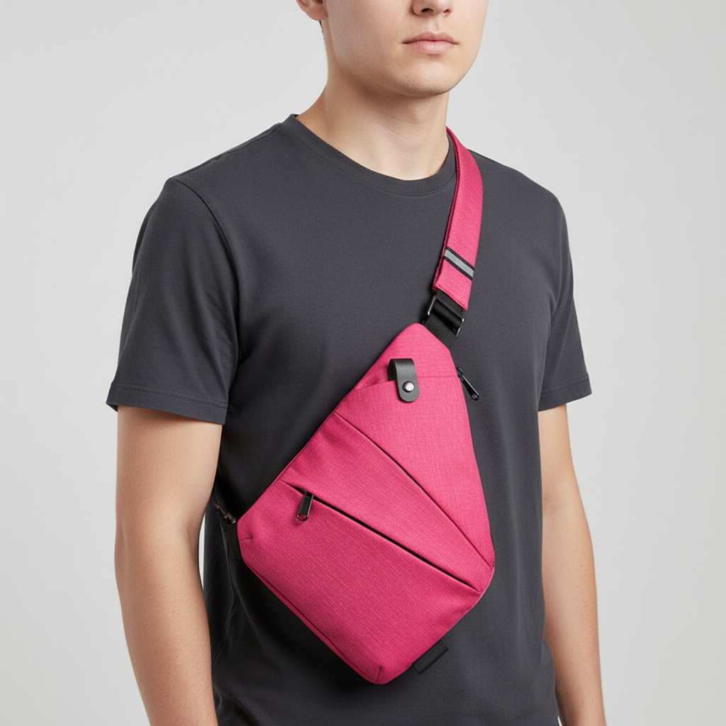 Unisex Ergonomic Shoulder Bag for Secure Travel