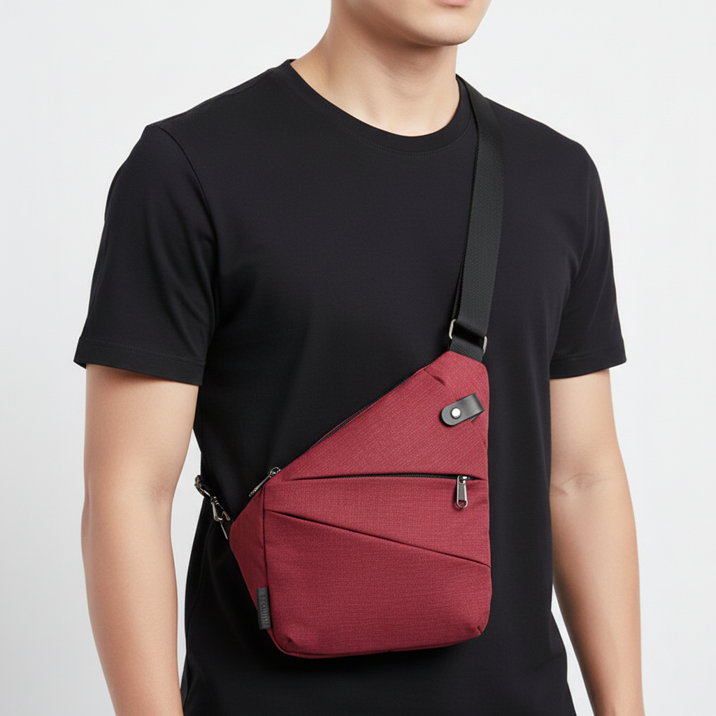 Unisex Ergonomic Shoulder Bag for Secure Travel