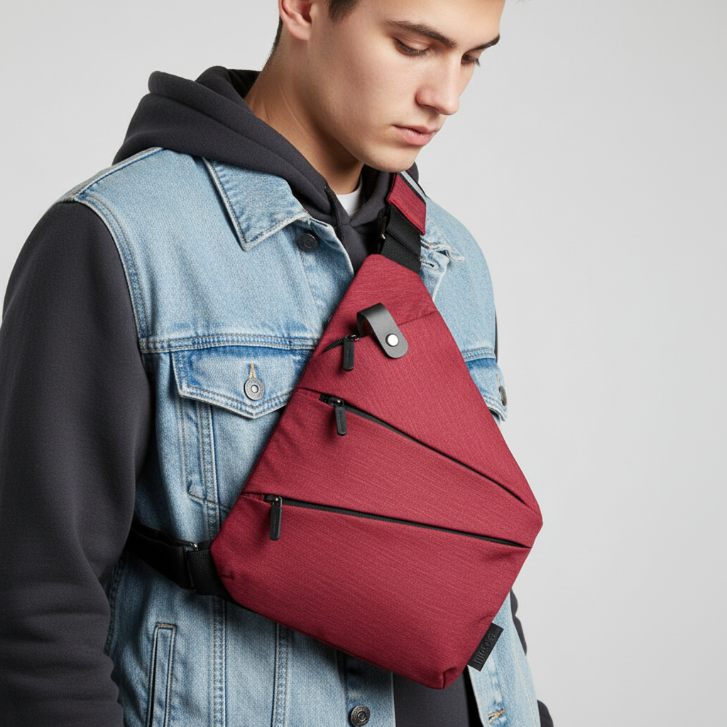 Unisex Ergonomic Shoulder Bag for Secure Travel