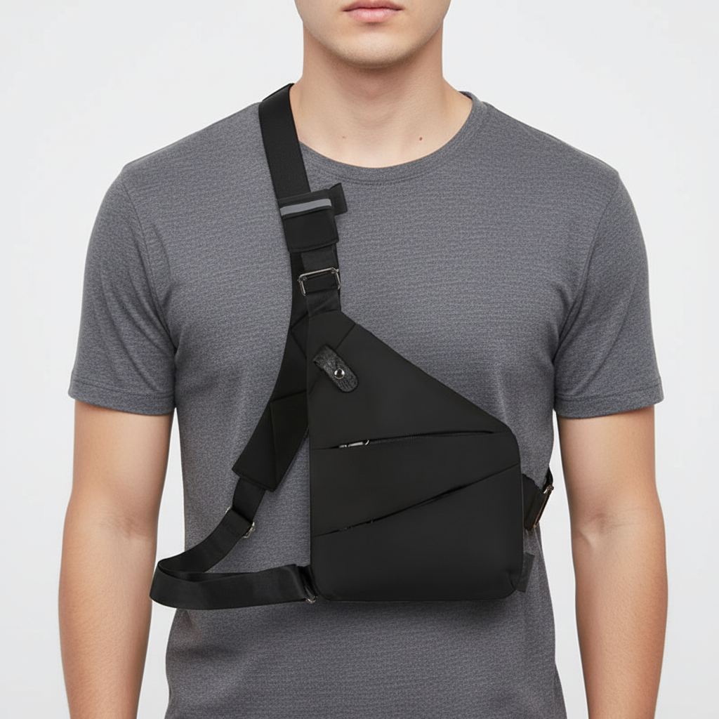 Unisex Ergonomic Shoulder Bag for Secure Travel